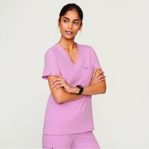 Figs Catarina One-Pocket Scrub Top™ Size M Dusk